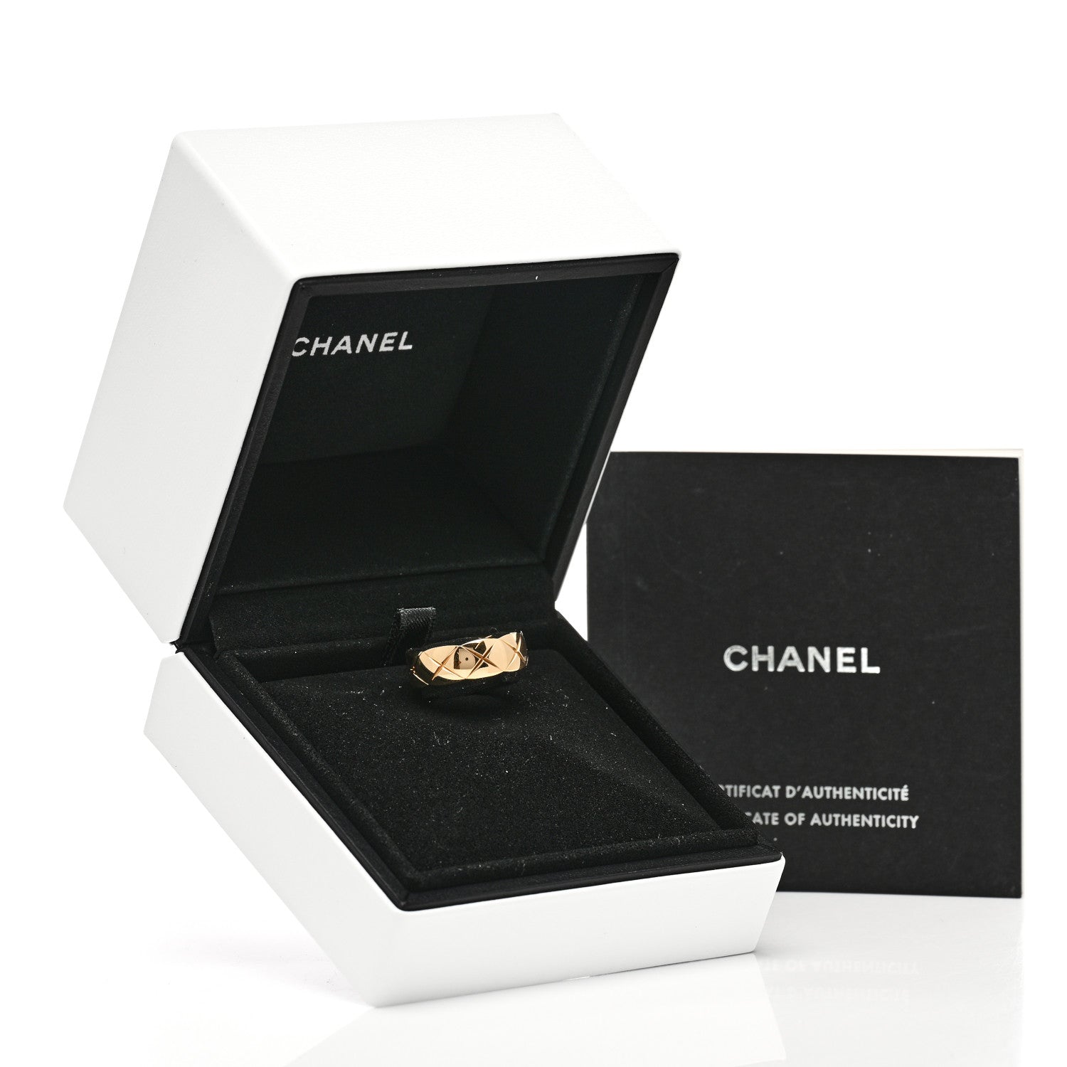 Chanel 18K Yellow Gold Small Coco Crush Ring 51 5.75 7 of 7