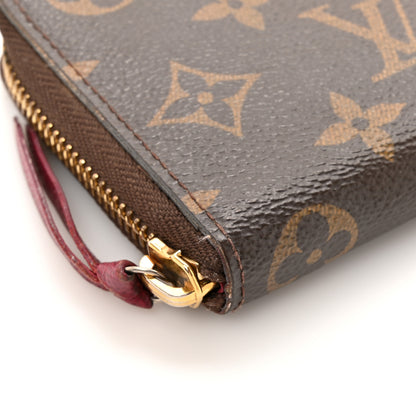 Louis Vuitton Monogram Clemence Wallet Fuchsia 11 of 14
