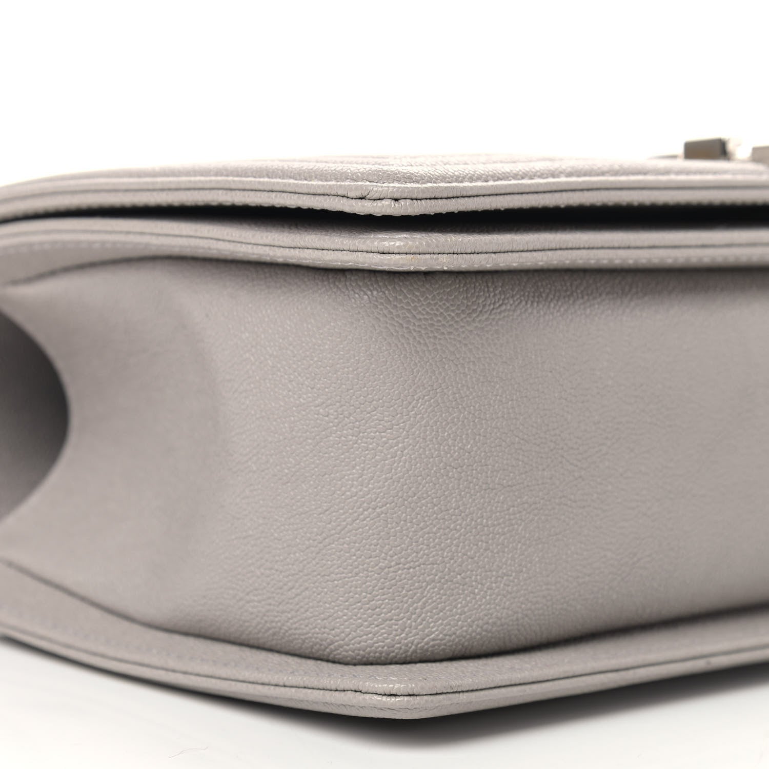 Chanel Caviar Quilted Medium Boy Flap Grey 7 of 8
