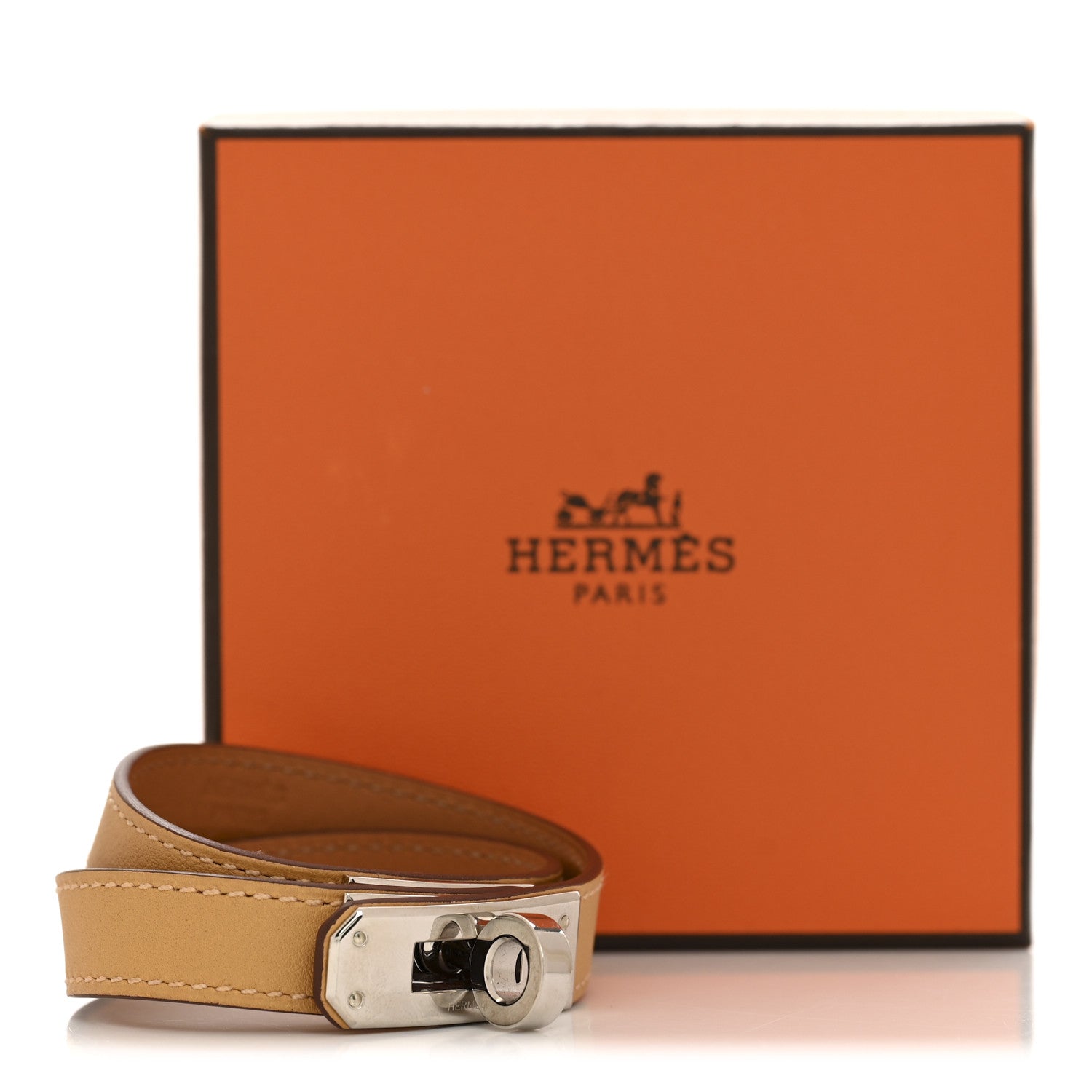 Hermes Swift Kelly Double Tour Bracelet S Curry 6 of 6