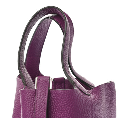 Hermes Taurillon Clemence Picotin Lock 18 PM Anemone 10 of 10