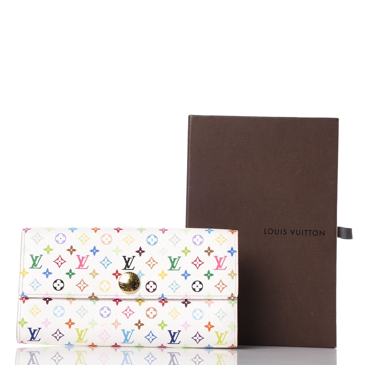 Monogram Multicolor Sarah Wallet Black