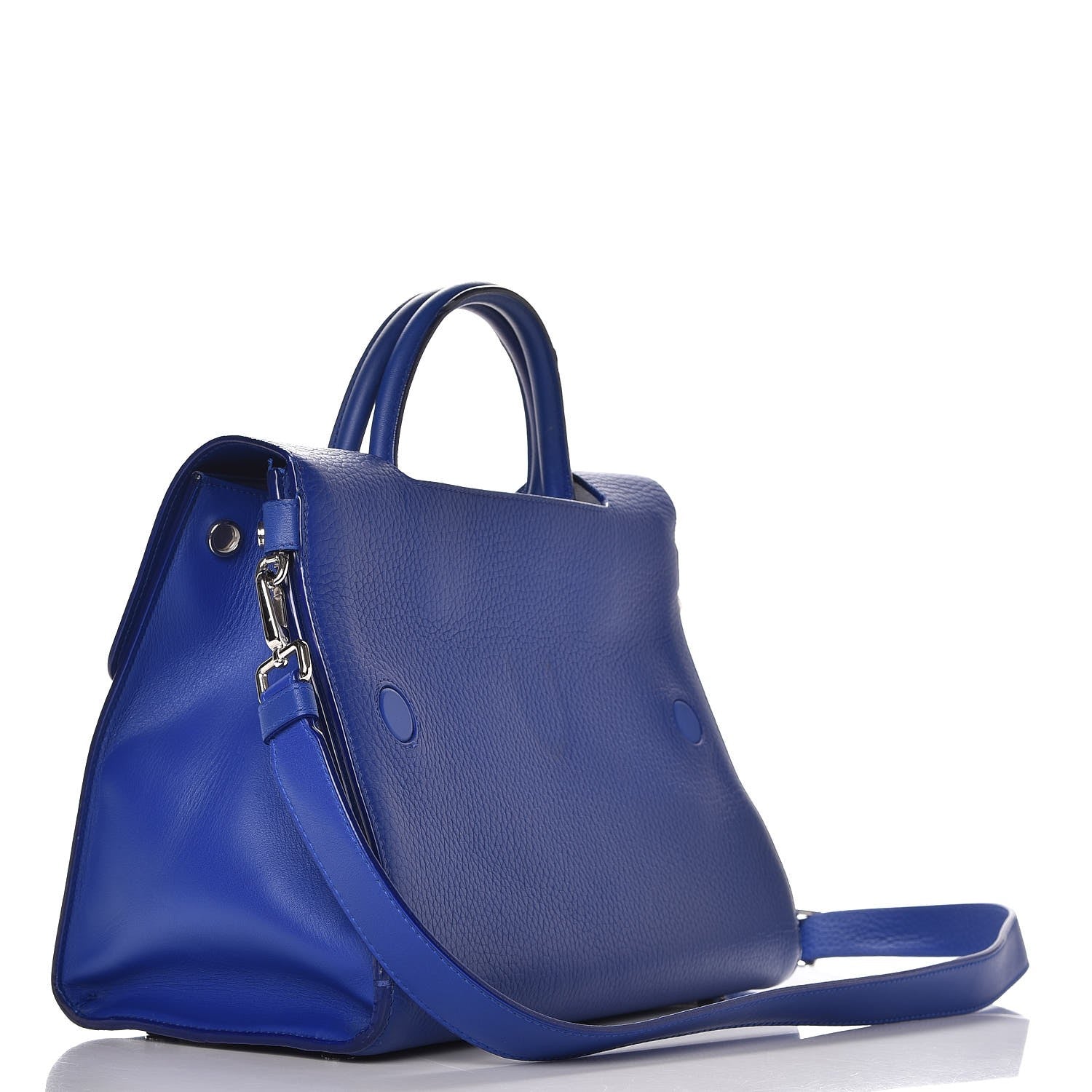 Christian Dior Bullcalf Medium Diorever Flap Yves Klein Blue 3 of 9