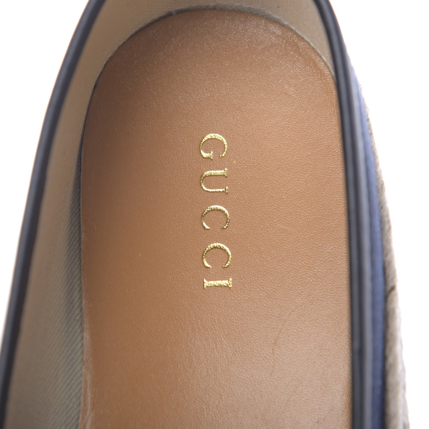 Gucci Jacquard Mini GG Monogram Mens Horsebit Espadrilles 8.5 London Blue Black 6 of 13