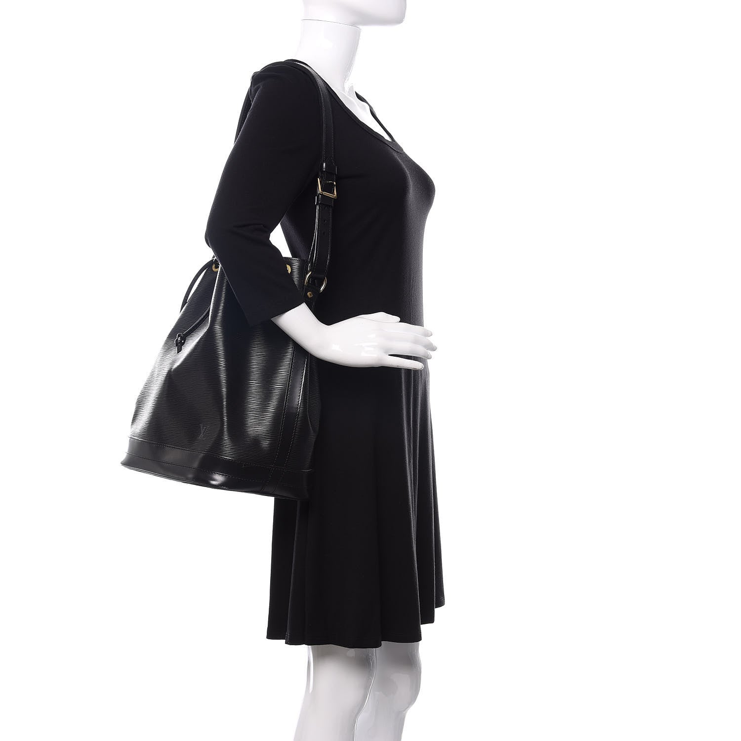 Louis Vuitton Epi Noe Black 2 of 9