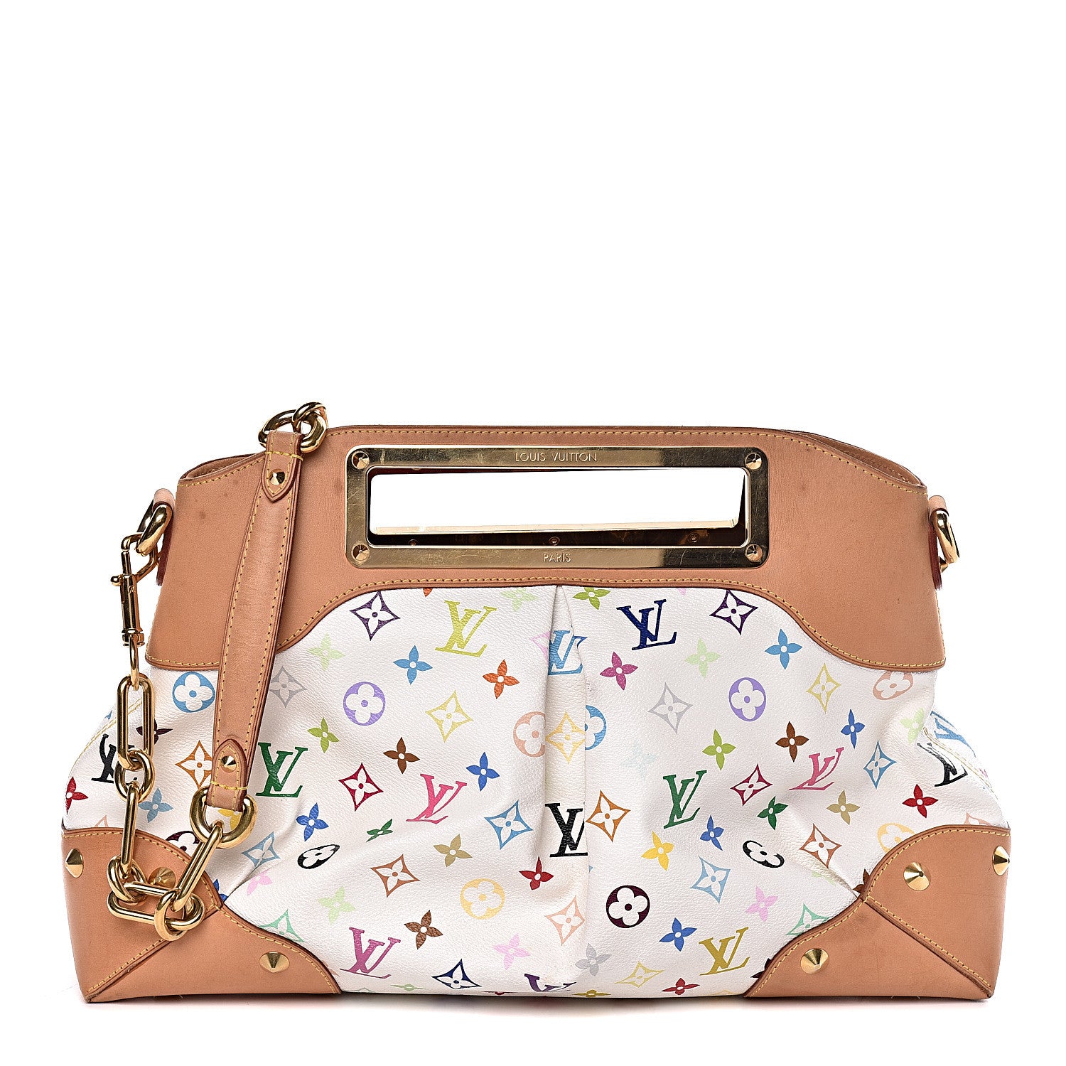 Louis Vuitton Monogram Multicolor Judy GM White 1 of 22