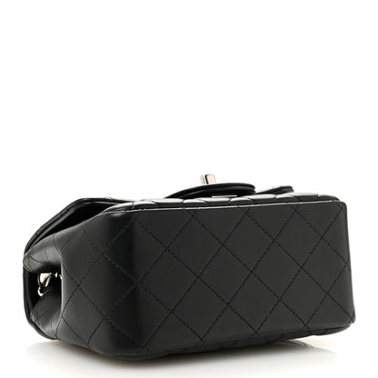 Chanel Lambskin Quilted Mini Square Flap Black 4 of 13