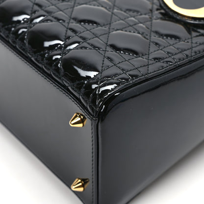 Christian Dior Patent Cannage Medium Lady Dior Black 12 of 12
