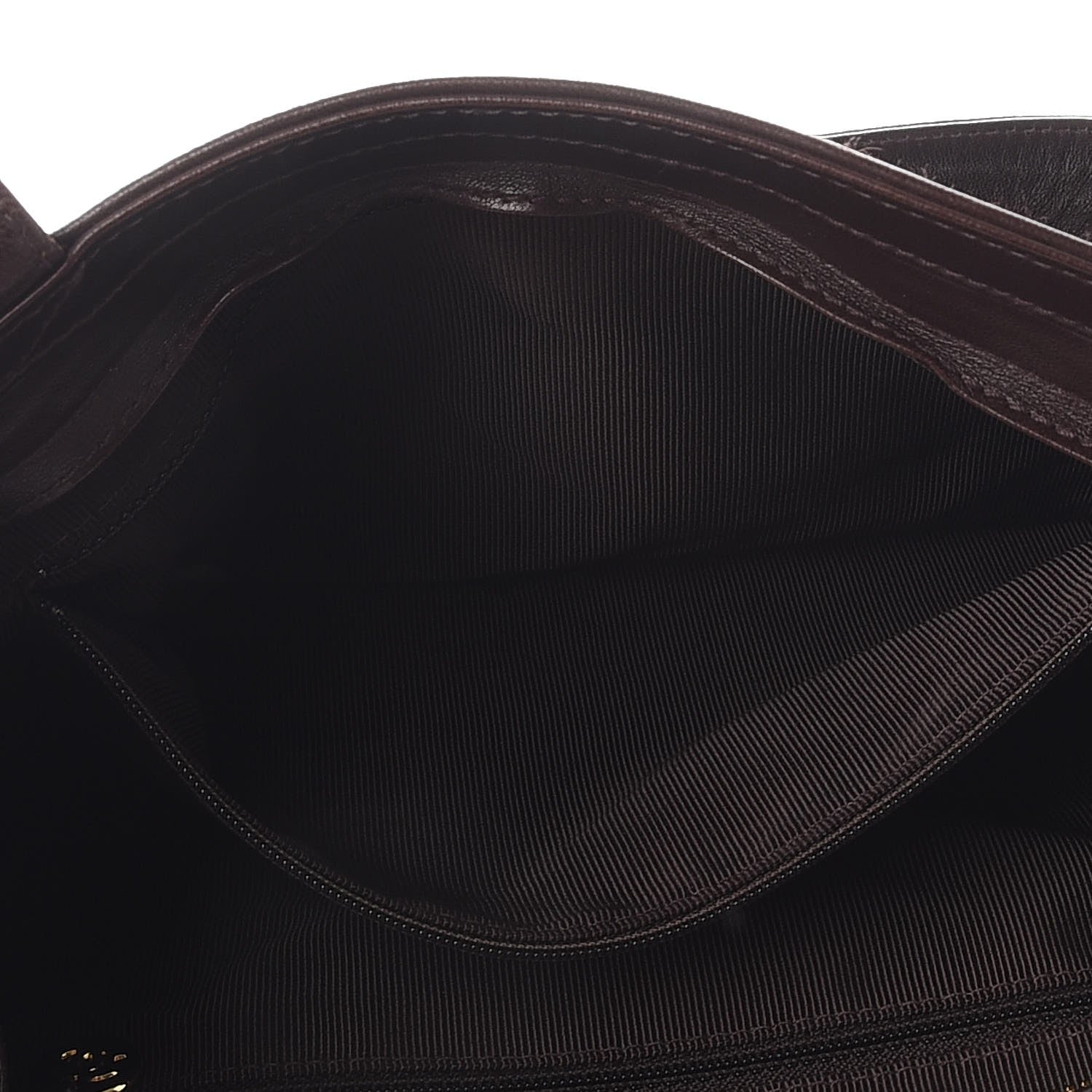 Chanel Lambskin CC Tote Brown 8 of 17