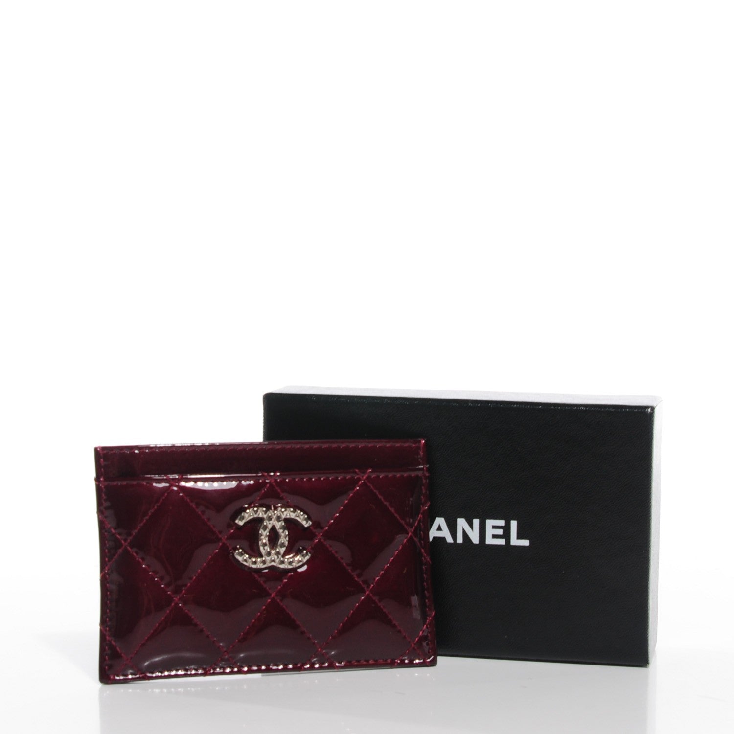 Chanel Patent Calfskin Quilted Brilliant Card Holder 9 of 9