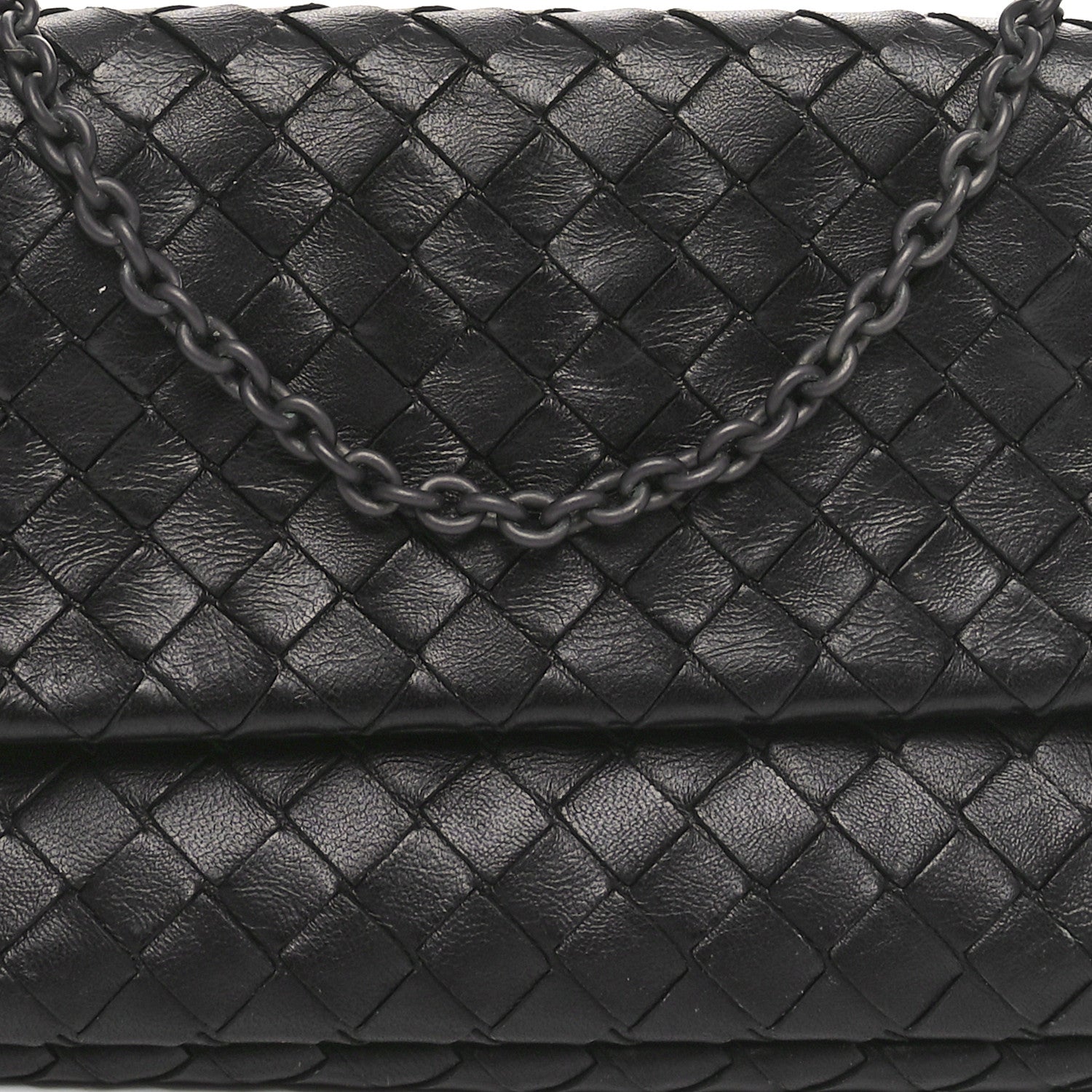 Bottega Veneta Nappa Intrecciato Small Chain Crossbody Black 9 of 12