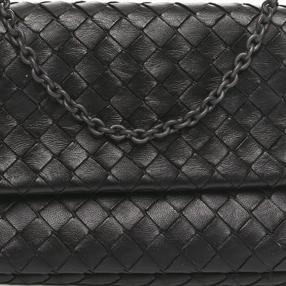 Bottega Veneta Nappa Intrecciato Small Chain Crossbody Black 9 of 12