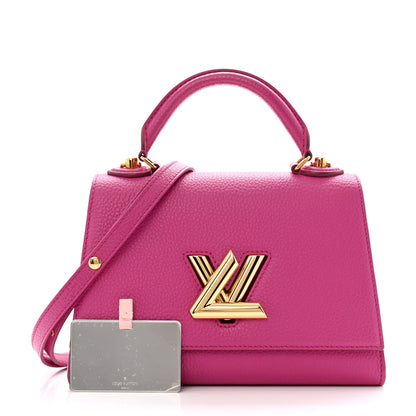 Louis Vuitton Taurillon Twist One Handle PM Orchid 2 of 12