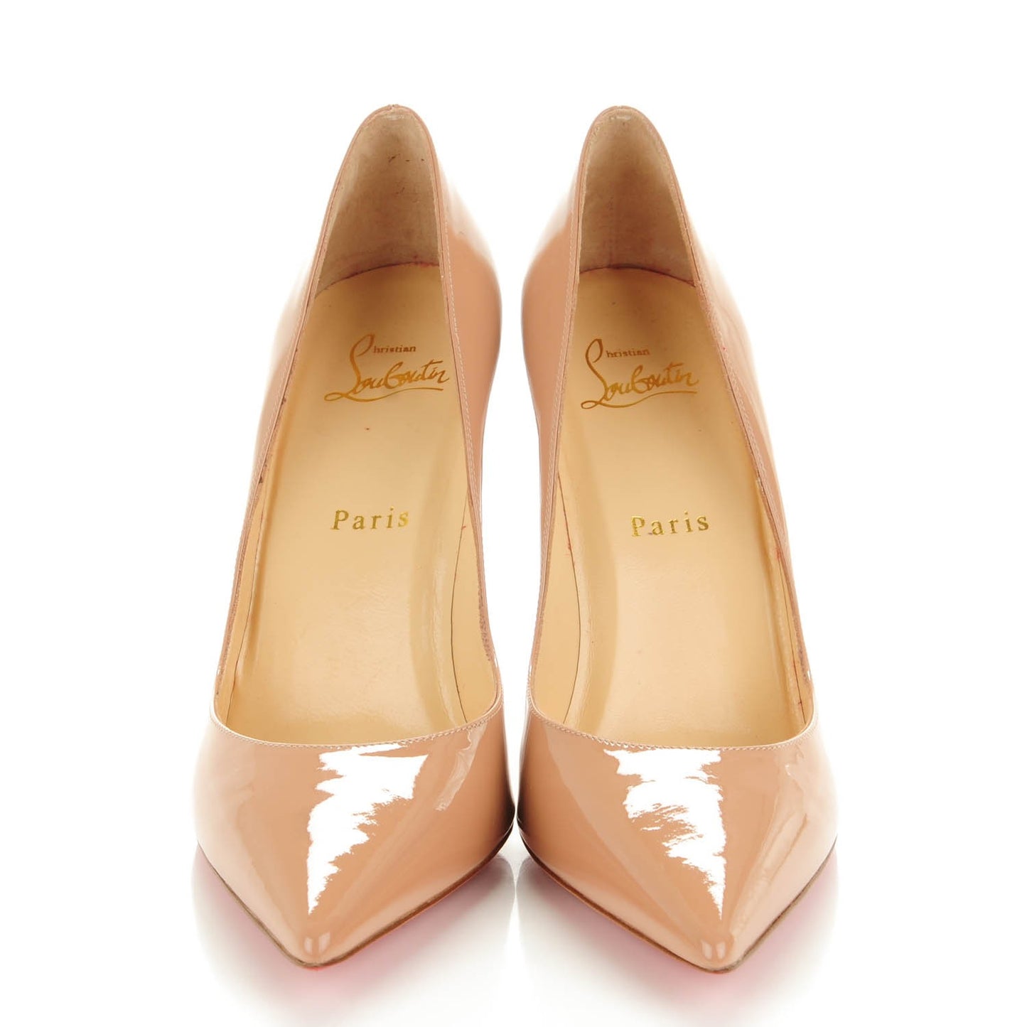 Patent New Decoltissimo 100 Pumps 38.5 Nude
