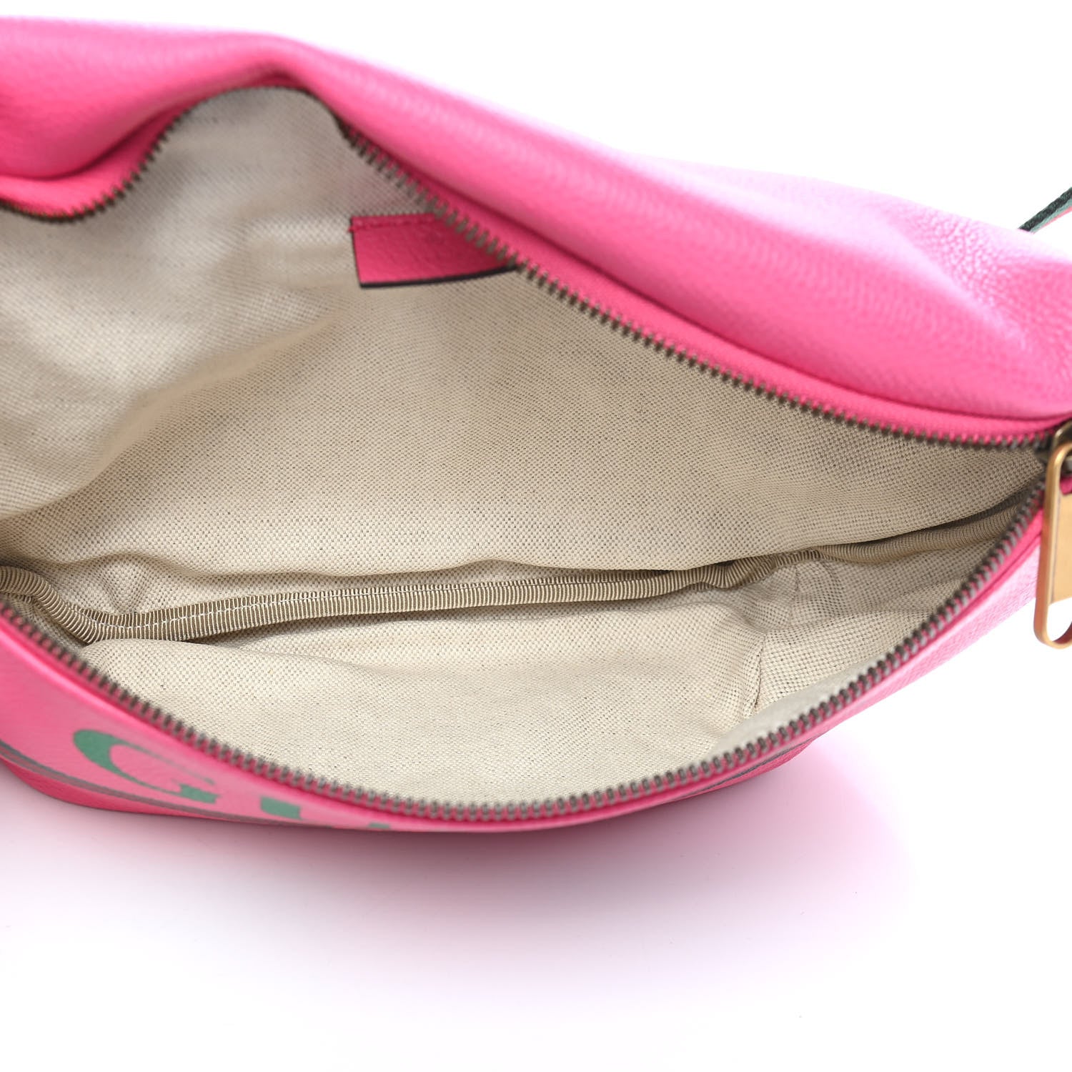 Gucci Grained Calfskin Logo Belt Bag Pink 5 of 9
