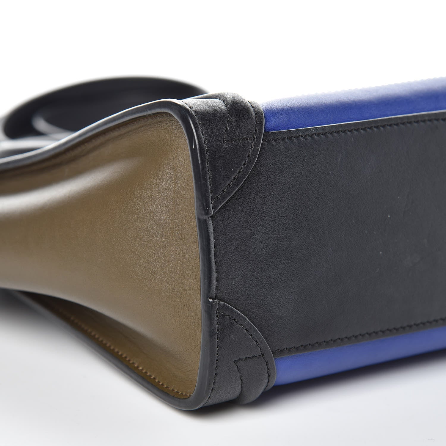 Celine Smooth Calfskin Nano Tri-Color Luggage Indigo 11 of 15