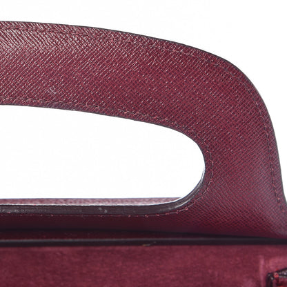 Alexander McQueen Calfskin Small Heroine Burgundy 8 of 17