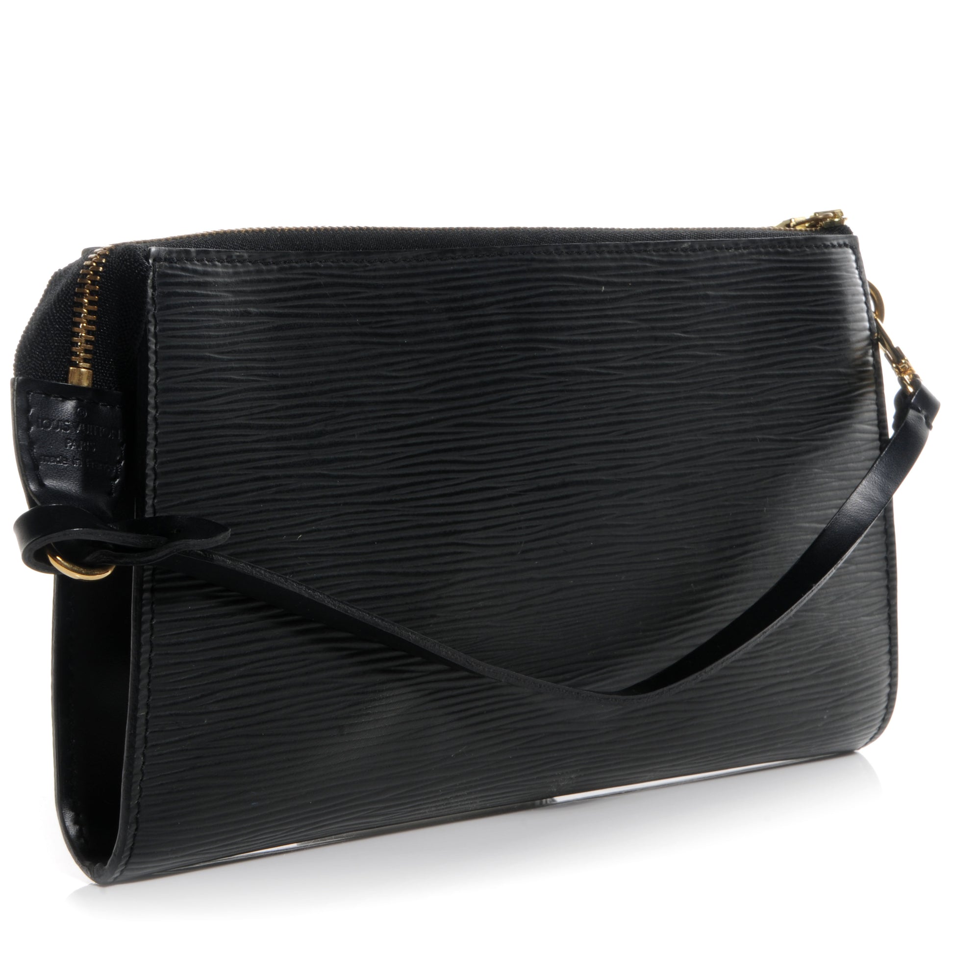 Louis Vuitton Epi Pochette Accessories 24 Black 3 of 7