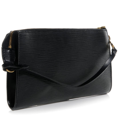 Louis Vuitton Epi Pochette Accessories 24 Black 3 of 7