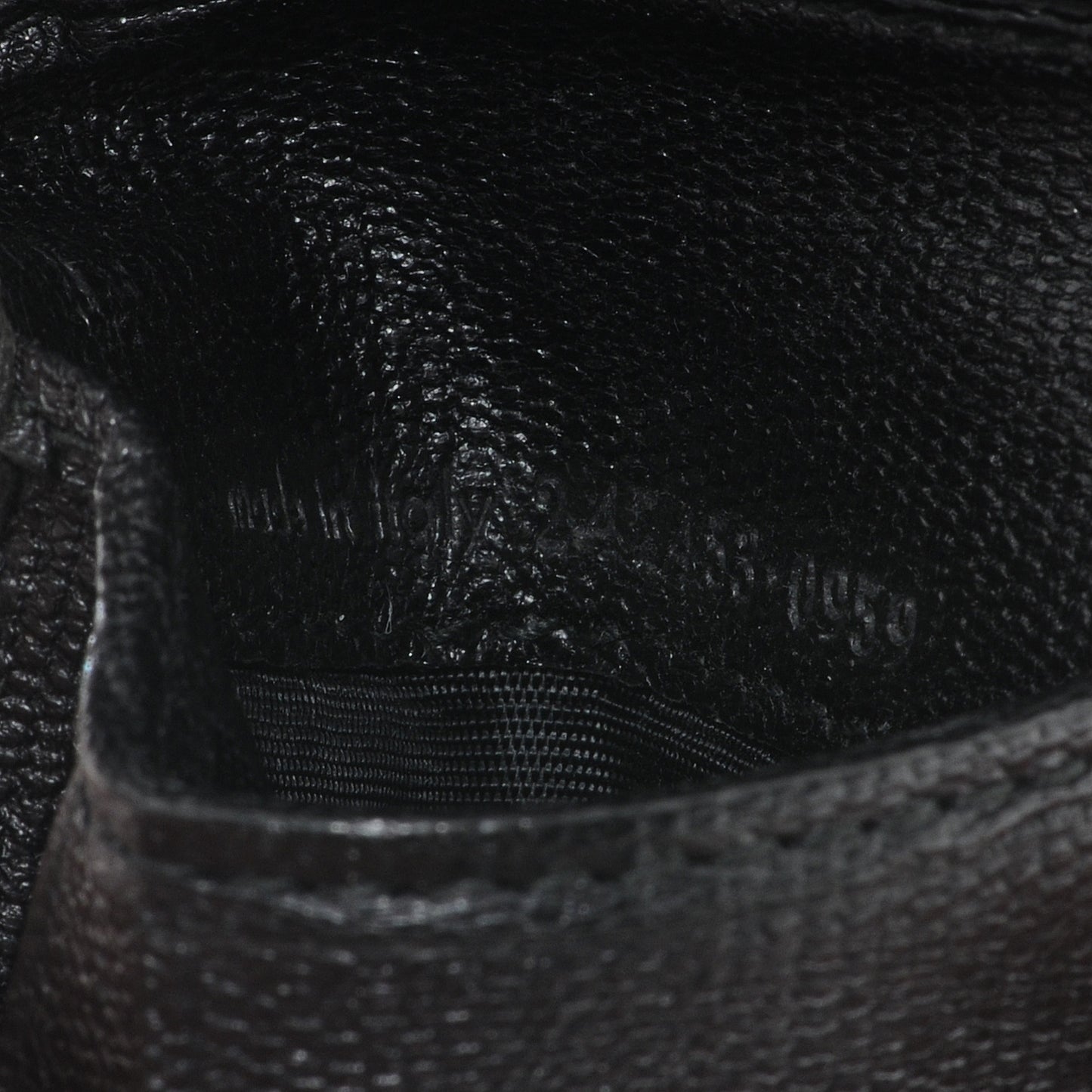 Mens Textured Leather Ycon Wallet Black
