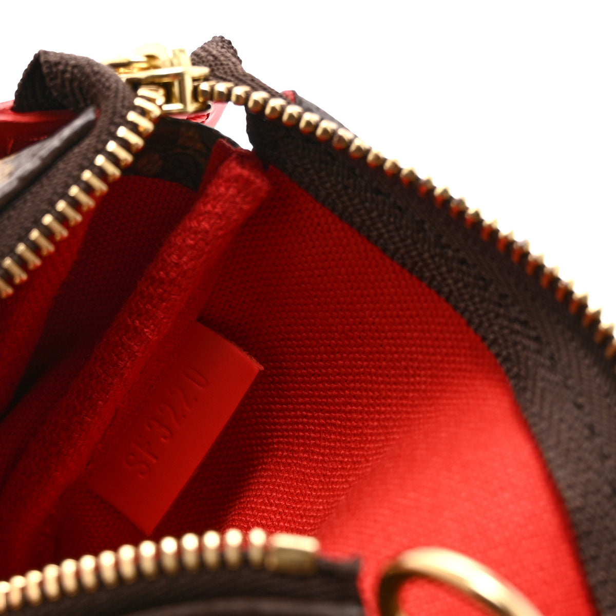 Louis Vuitton Monogram 2020 Christmas Animation Bumper Cars Mini Pochette Accessories Coquelicot 7 of 11