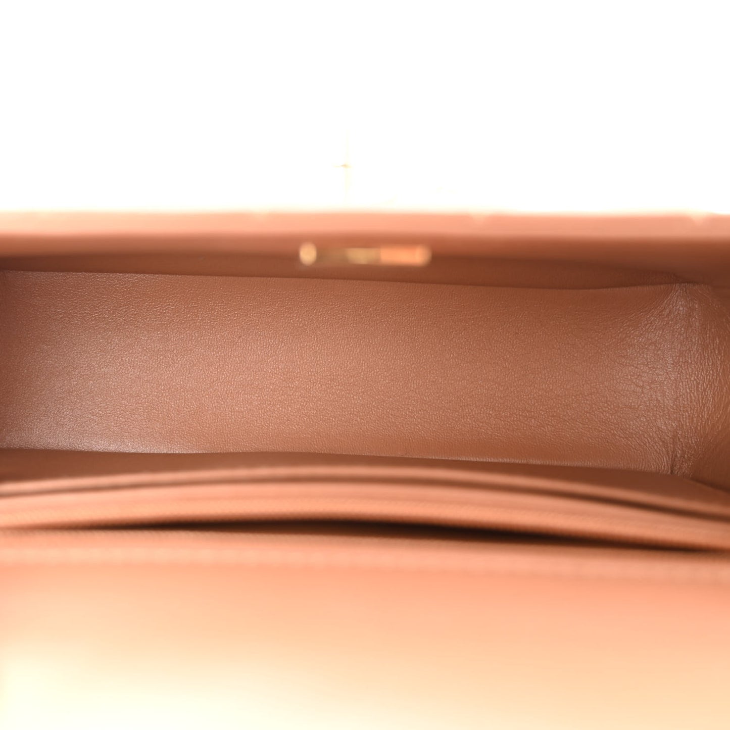 Lambskin Quilted Mini Rectangular Flap Brown