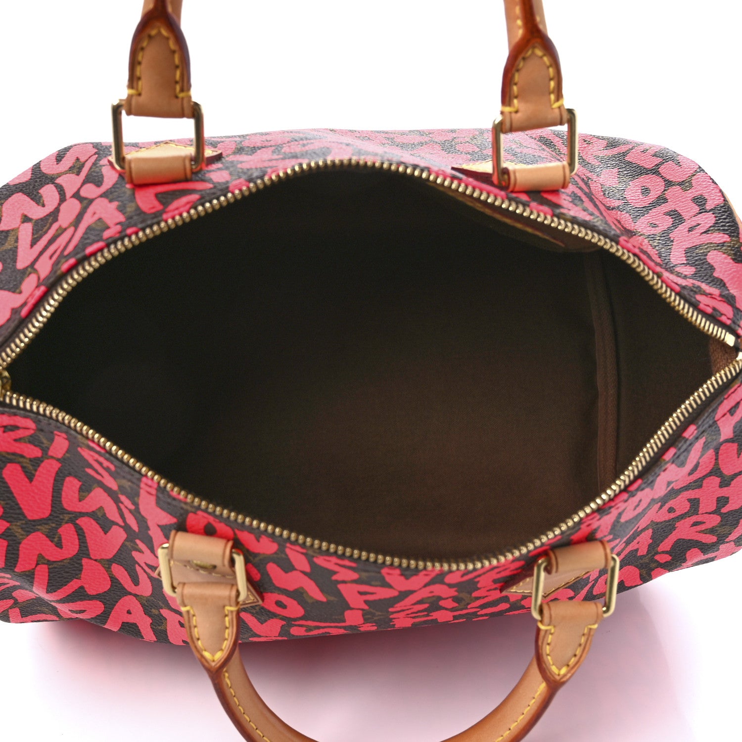 Louis Vuitton Monogram Graffiti Speedy 30 Fuchsia 5 of 11