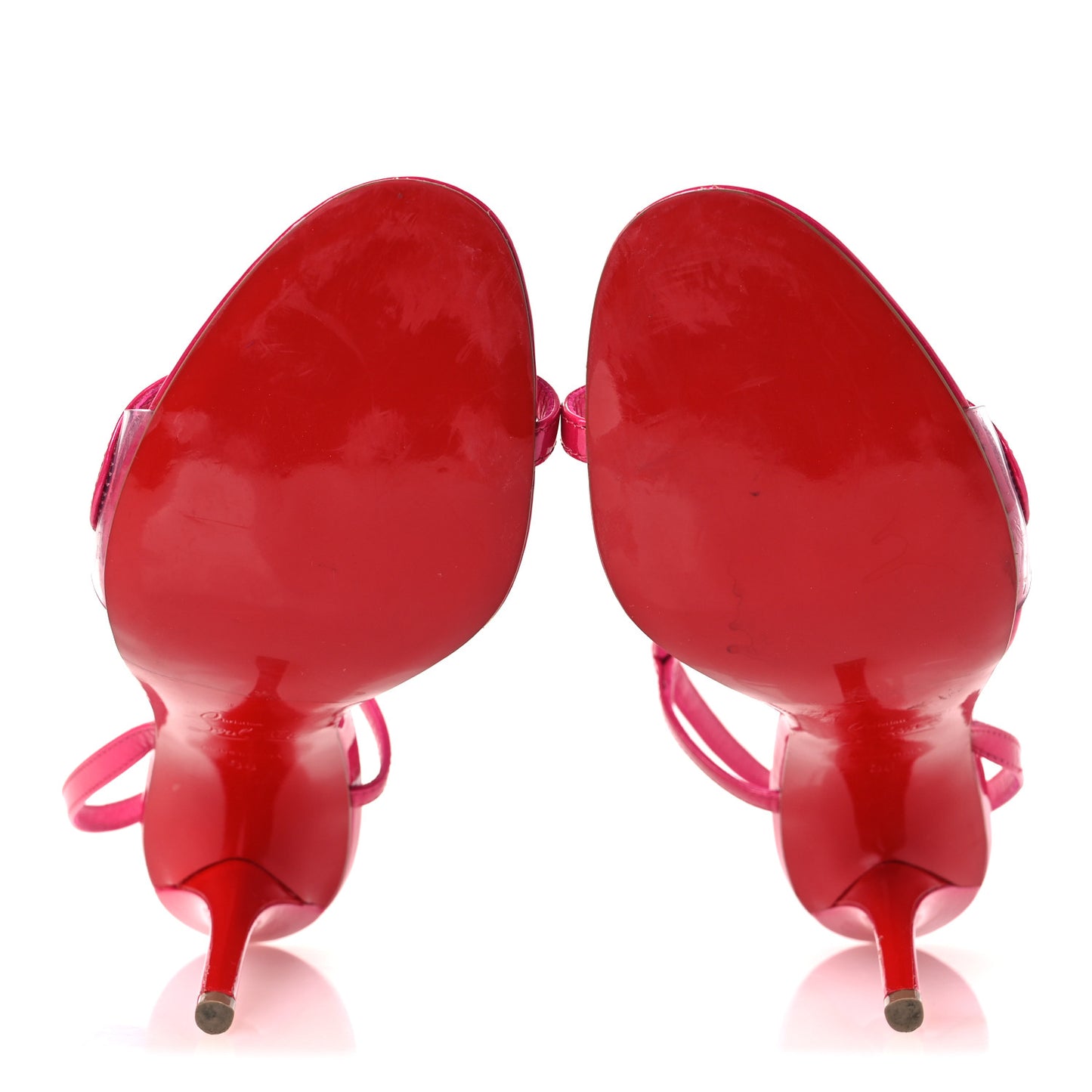 Metallic Patent Rosalie 100 Sandals 38 Pink