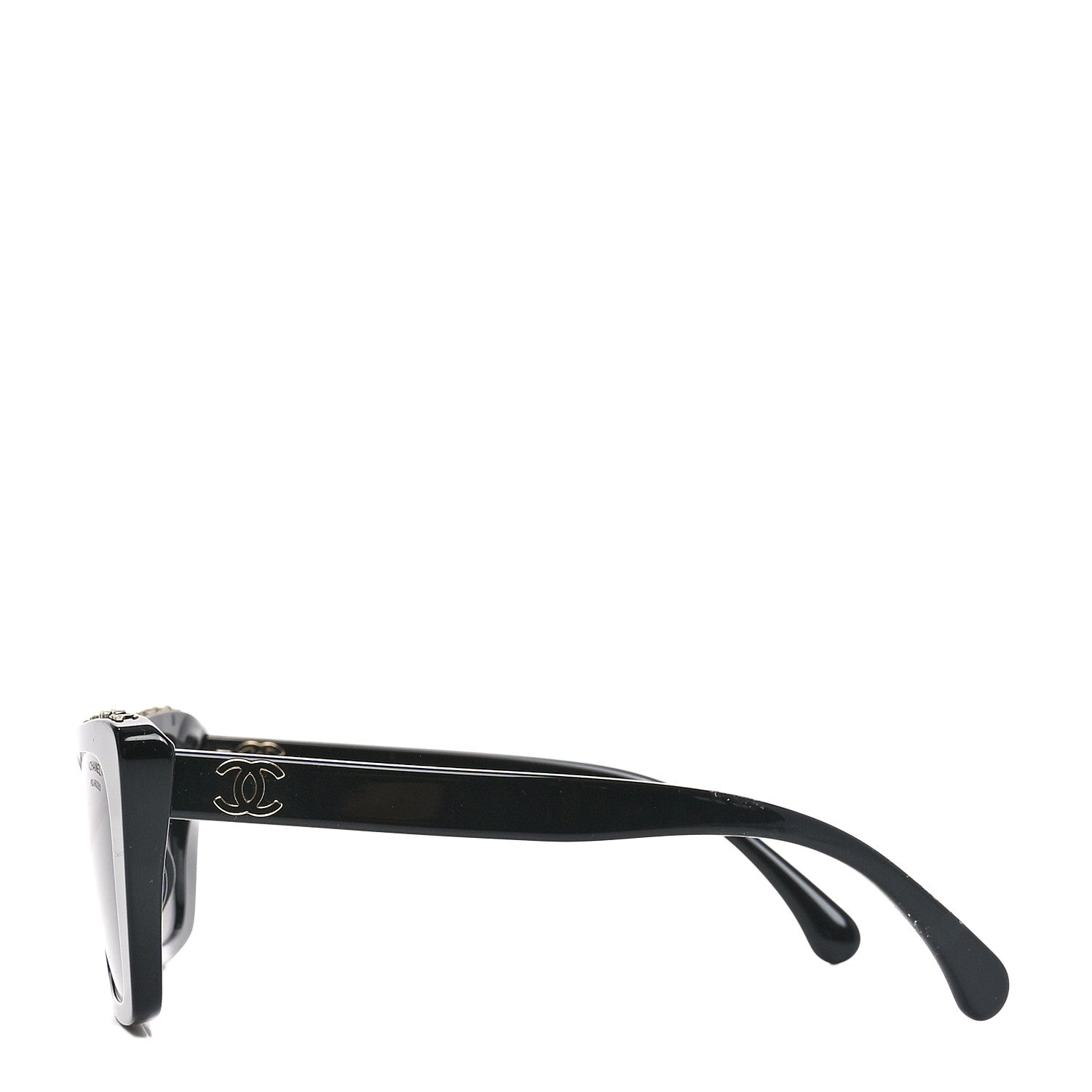 Chanel Acetate Butterfly Sunglasses 5540-A Black 3 of 6