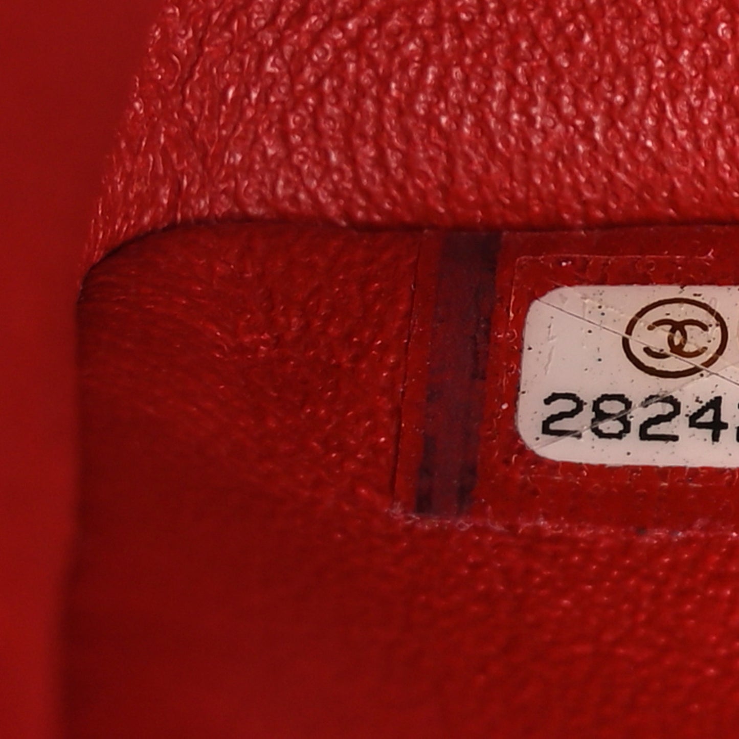 Aged Calfskin Quilted 2.55 Reissue Mini Flap Red