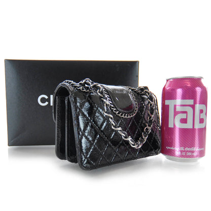 Chanel Patent Mini Madison Flap Black 2 of 9