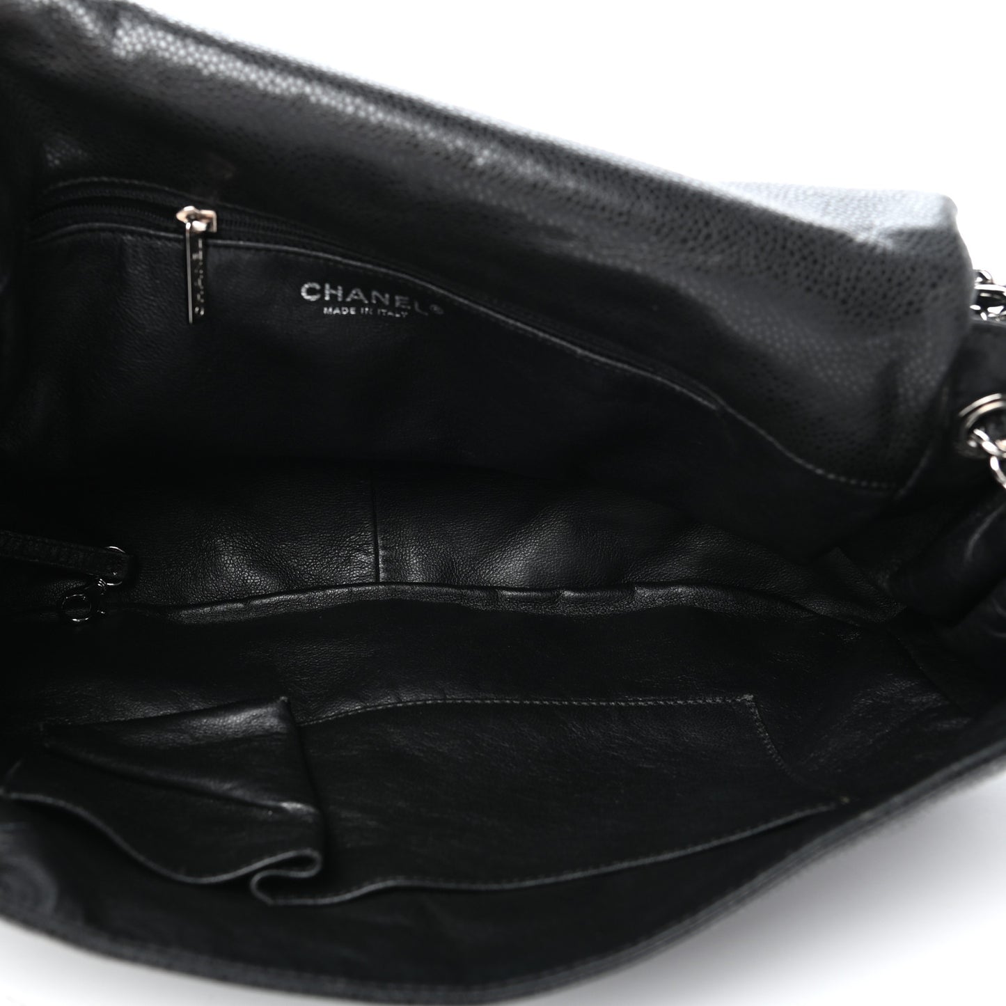 Caviar Timeless CC Accordion Flap Black