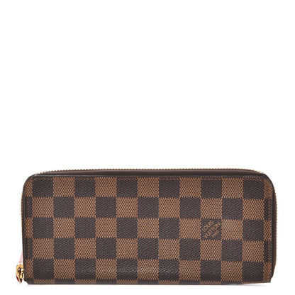 Louis Vuitton Damier Ebene Clemence Wallet Cherry 1 of 7