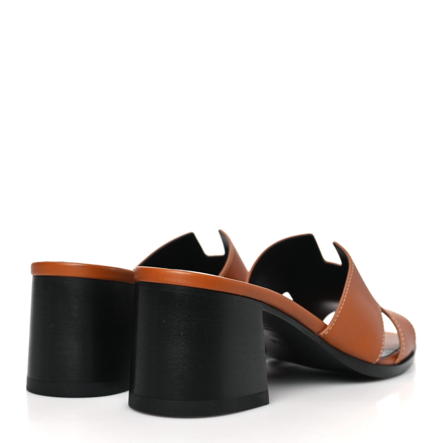 Calfskin Helia 60 Sandals 38.5 Gold