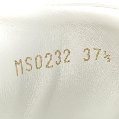 Louis Vuitton Lambskin Embossed Monogram Time Out Sneakers 37.5 White 10 of 10