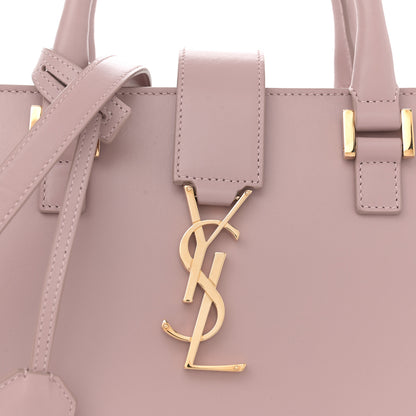 Saint Laurent Smooth Calfskin Small Monogram Cabas Pink 8 of 13