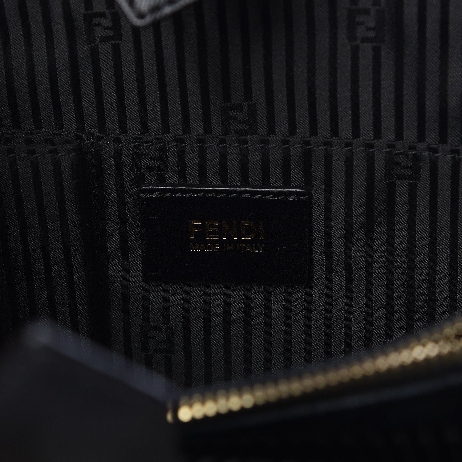 Fendi Vitello Elite Regular 2Jours Tote Black 7 of 11