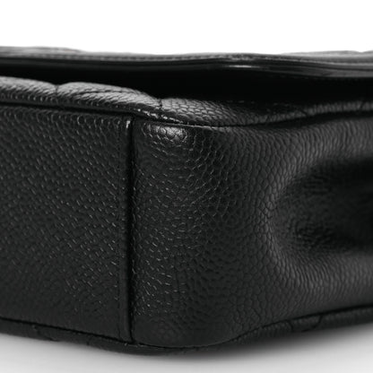 Chanel Caviar Quilted Small CC Filigree Flap Black 11 of 12