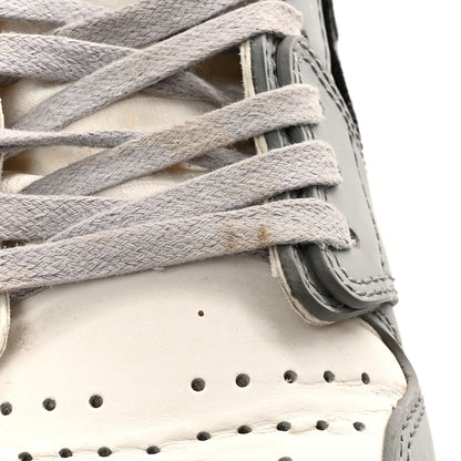 Christian Dior X NIKE AIR JORDAN Calfskin Mens Oblique High Sneakers 44 Beige White 12 of 13