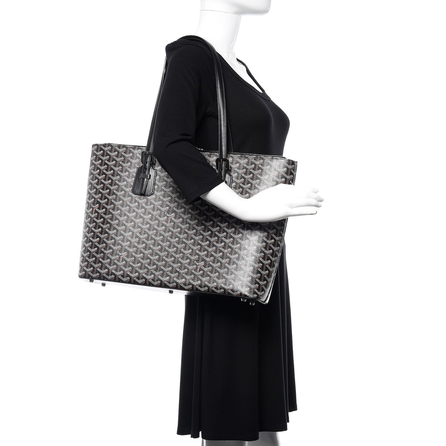 Goyardine Sac Marie Galante GM Black