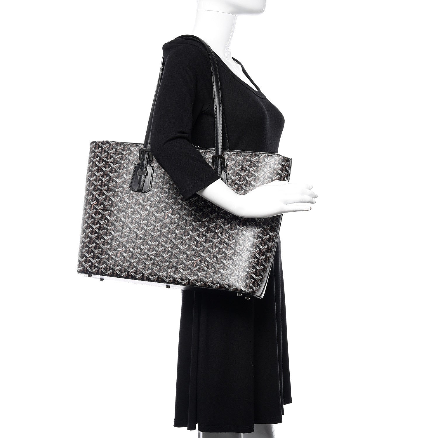 Goyard Goyardine Sac Marie Galante GM Black 2 of 9