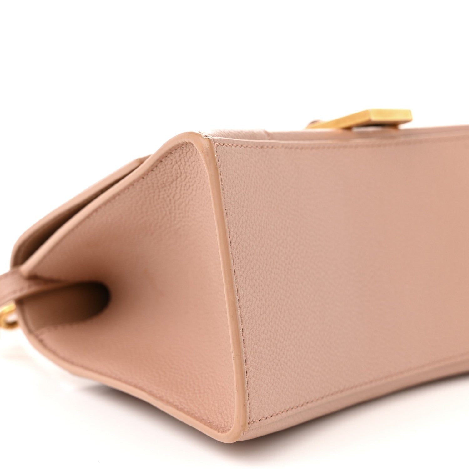 Balenciaga Grained Calfskin Small Hourglass Top Handle Bag Nude Beige 10 of 16