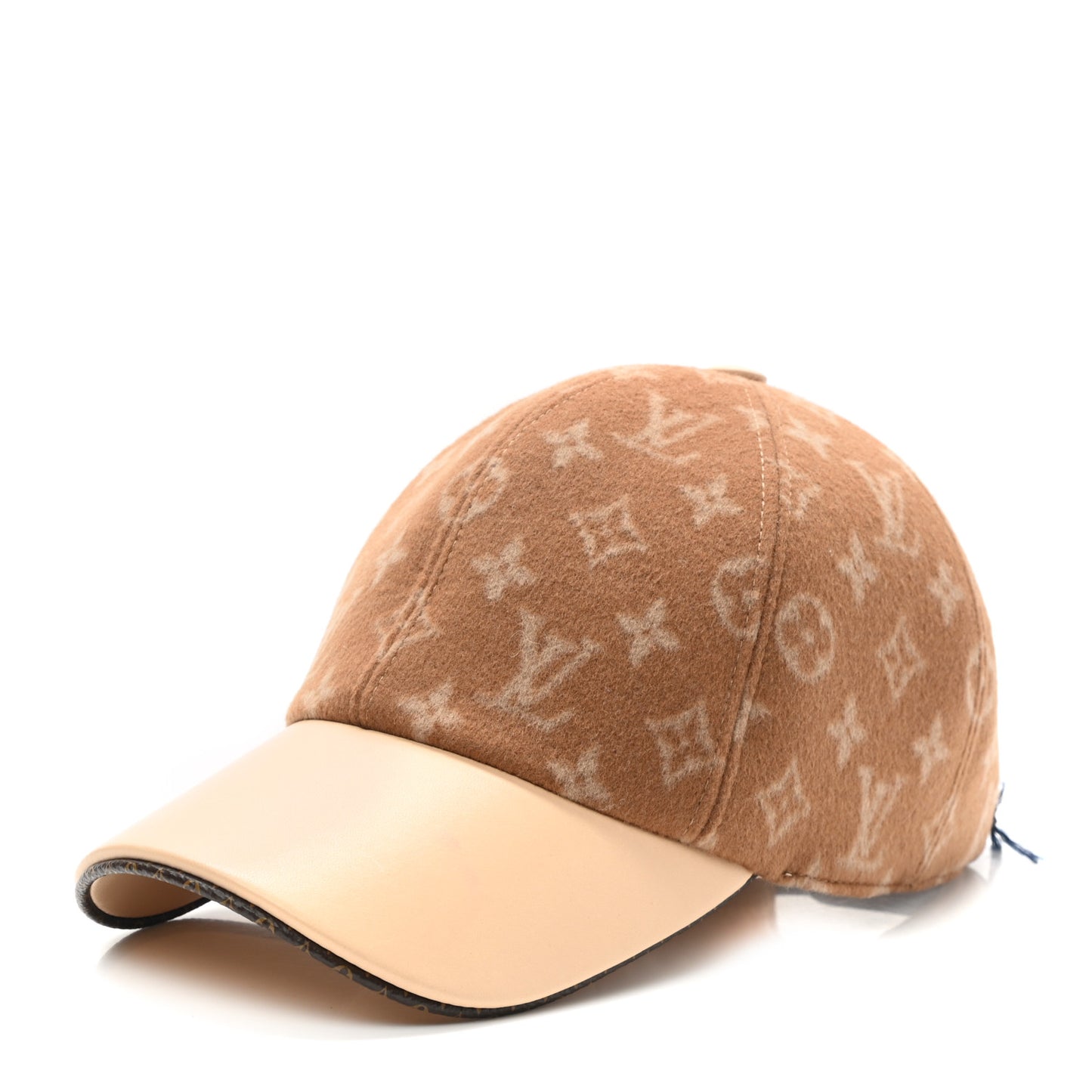 Wool Monogram Carry On Cap M Beige