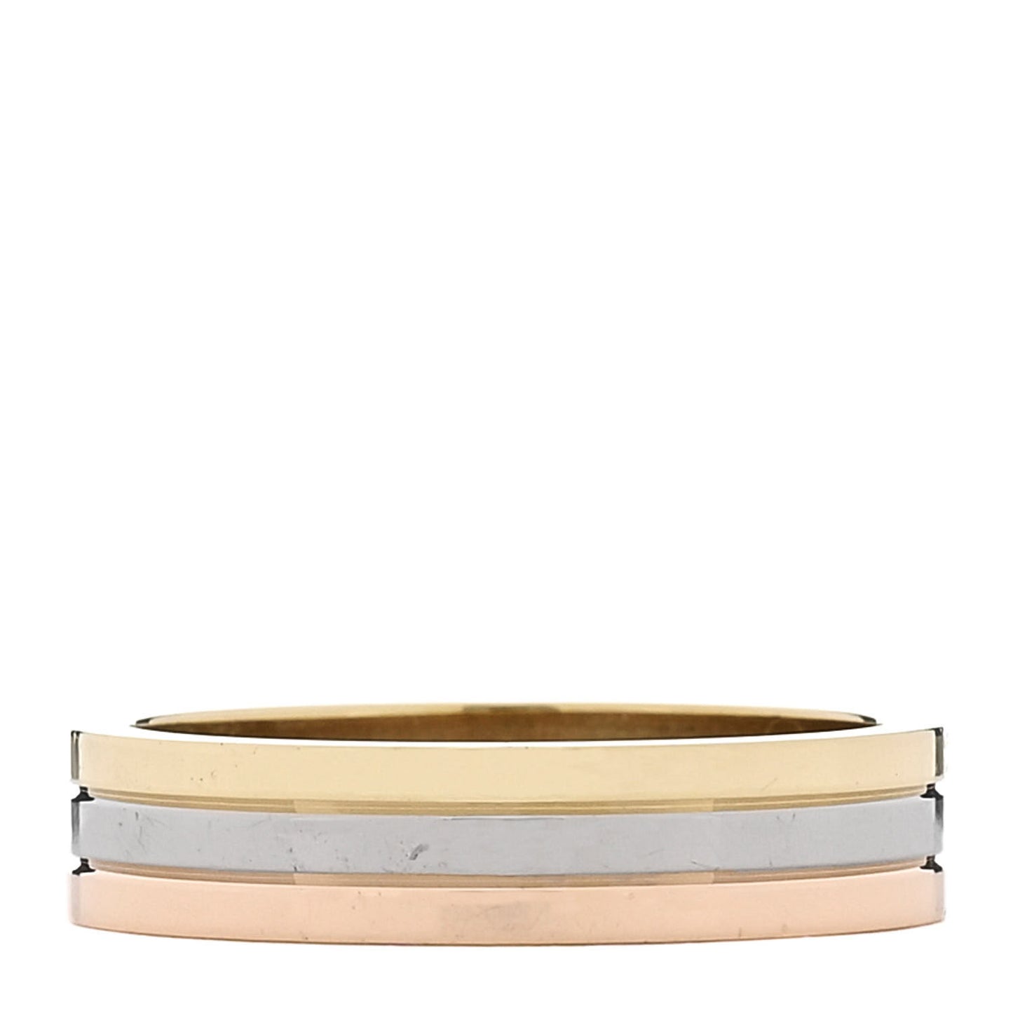 18K Pink White Yellow Gold 4.8mm Vendome Louis Cartier Wedding Band Ring 57 8