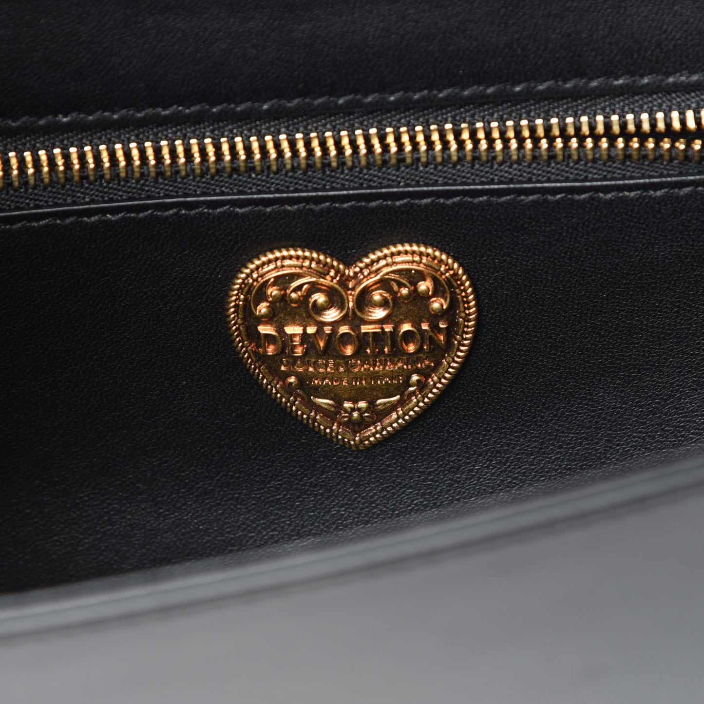 Calfskin Medium Devotion Crossbody Bag Black