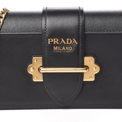 Prada City Calf Cahier Pochette Black 9 of 10