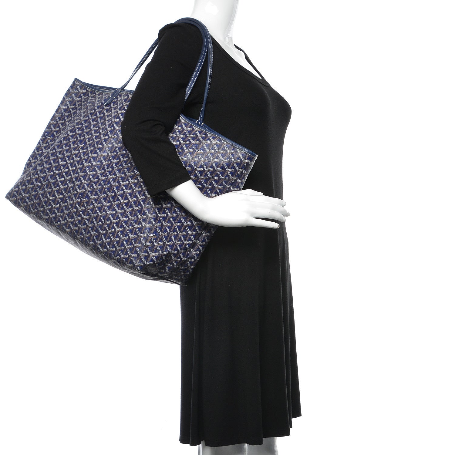 Goyard Goyardine Saint Louis GM Navy 2 of 20