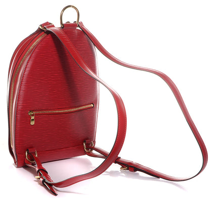 Louis Vuitton Epi Mabillon Backpack Castillan Red 3 of 7