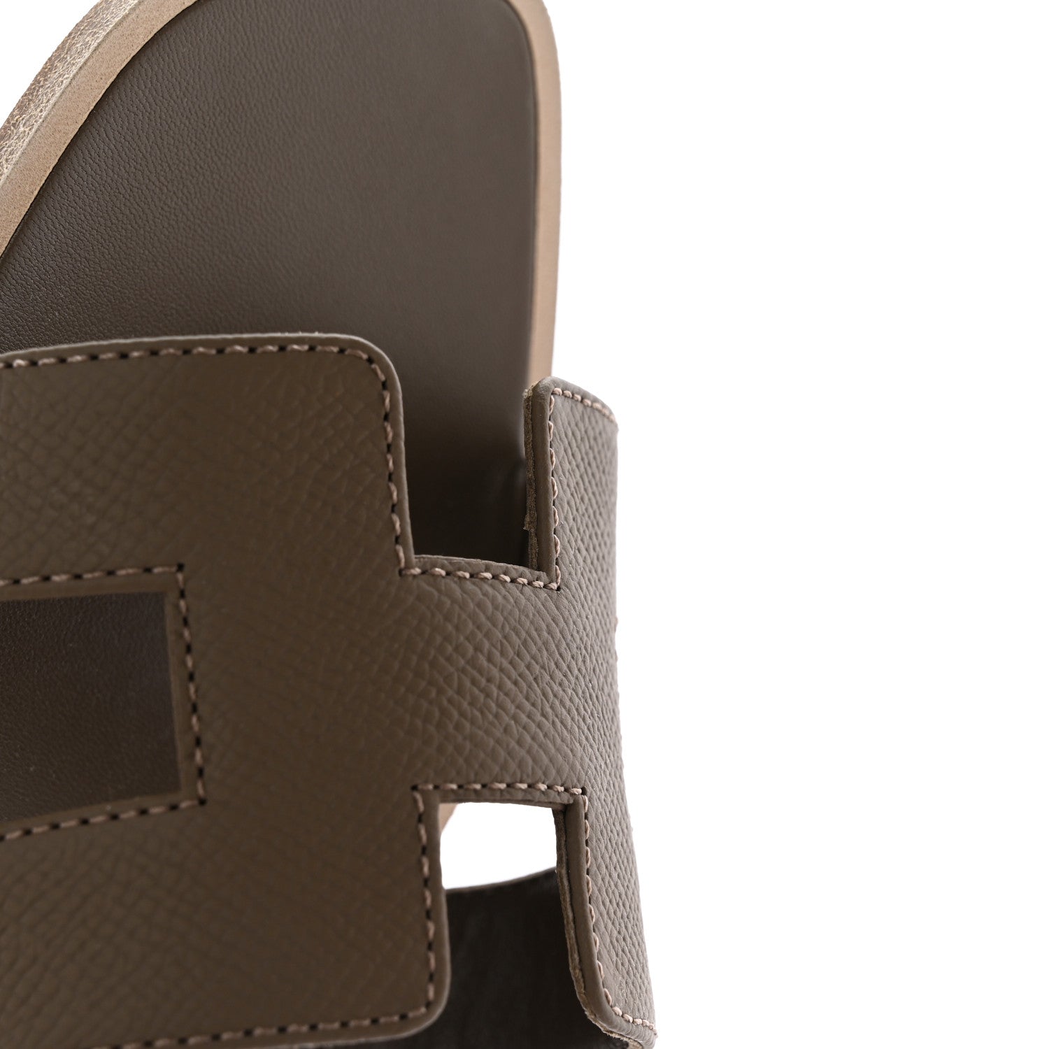 Hermes Epsom Oran Sandals 36 Etoupe 11 of 14