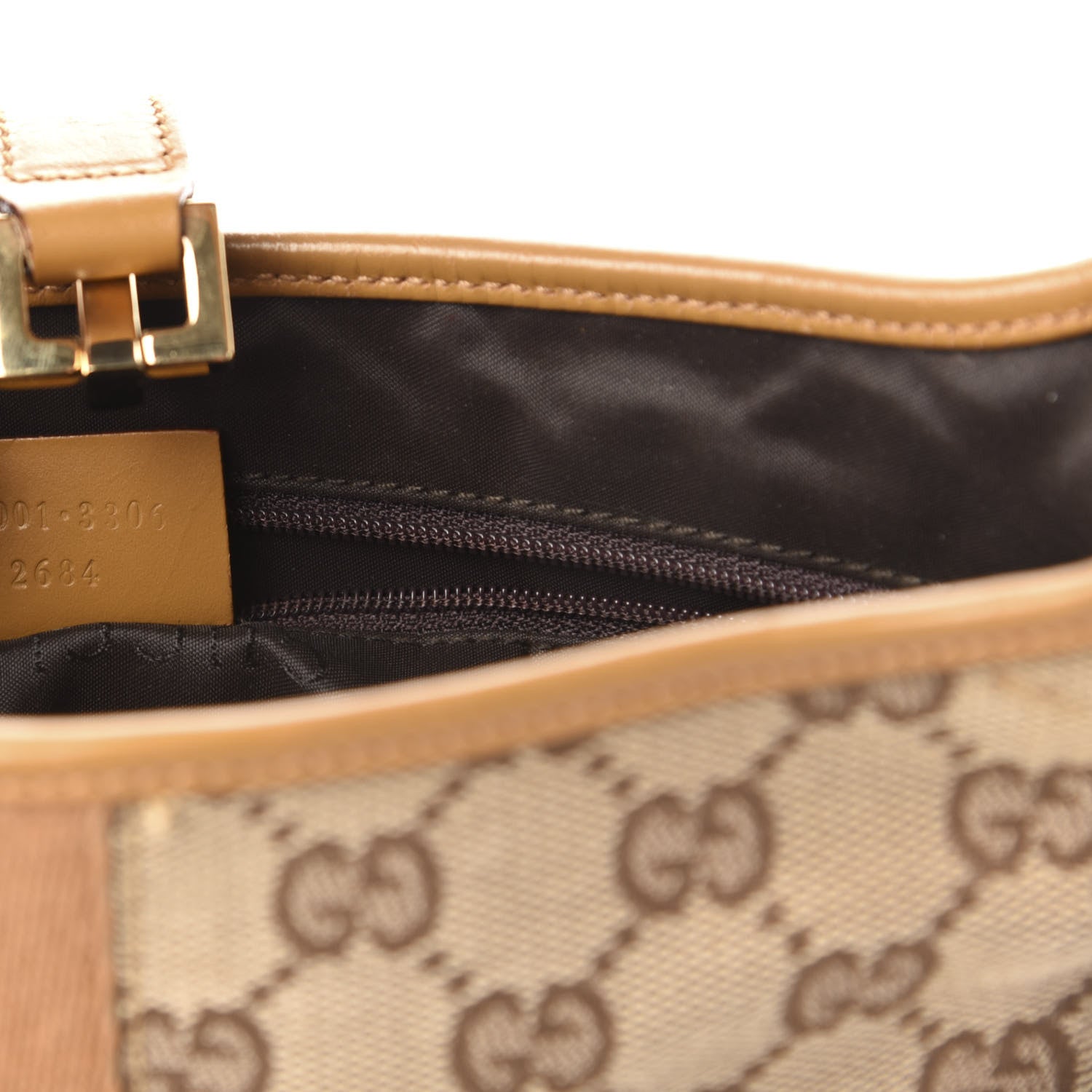 Gucci Monogram Web Jackie O Hobo Tan 7 of 13